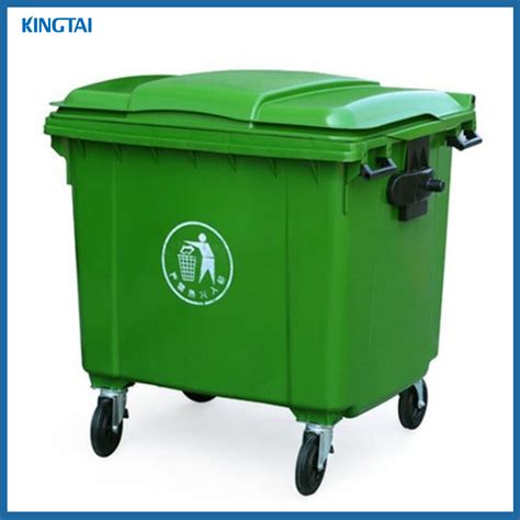 1100L Big Durable Industrial Steel Waste Bin With 4 Wheels Buy