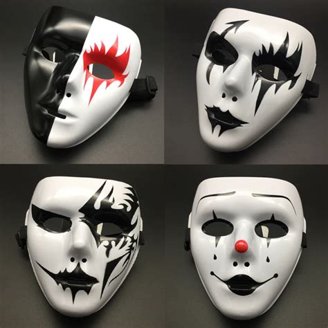 1Pcs Full Face Mask Hand Painted Halloween Masquerade Scary Party