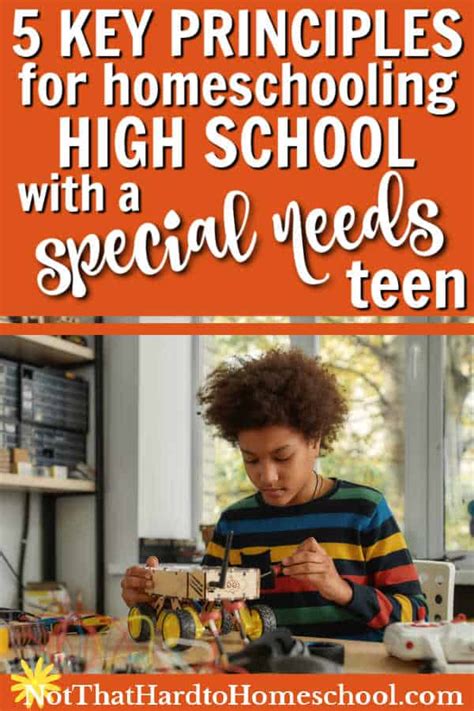 5 Keys To Homeschooling Special Needs High School Teens Its Not That