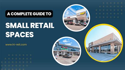 5 Tips To Finding The Right Retail Space For Lease Small Business