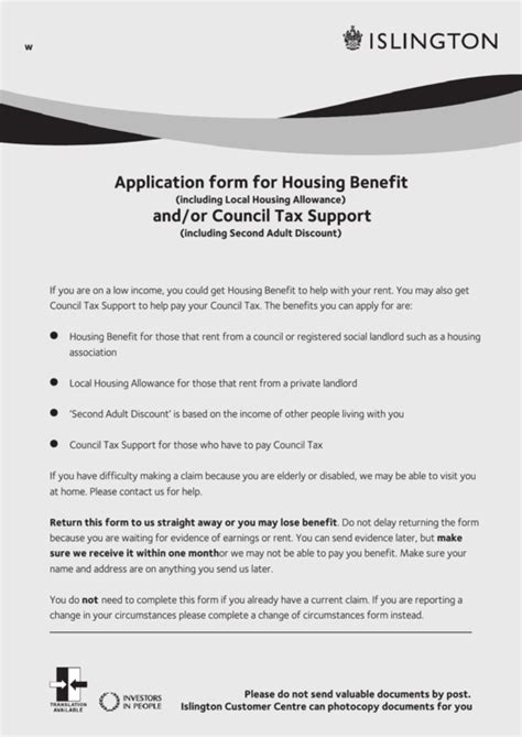 6 Steps To Create Your Housing Benefits Application Today