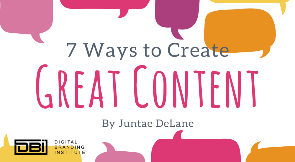 7 Ways To Create Great Content For Search