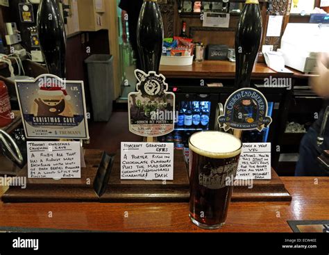 A Bar Of Camra Real Ale Craven Arms Birmingham Stock Photo Alamy