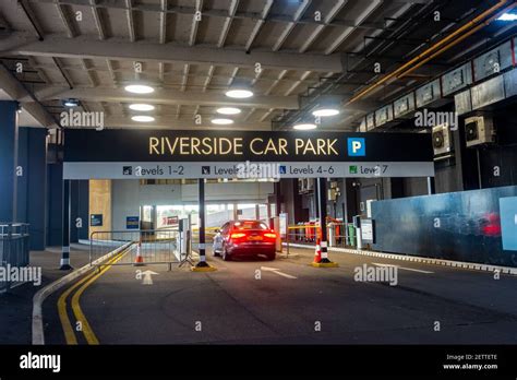 A Car Enters The Riverside Multi Storey Car Park Part Of The Oracle