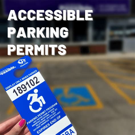 Accessible Parking Permits Manitoba Possible