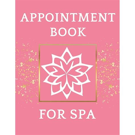 Appointment Book For Spa Daily Appointment Book Paperback Walmart