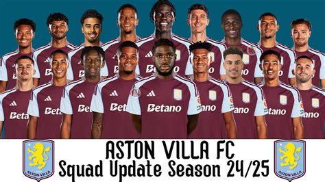 Aston Villa Fc Possible Squad Update 2024 25 Aston Villa Fc Squad