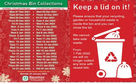 Bassetlaw District Council Christmas Bin Collection Dates Bassetlaw Cvs