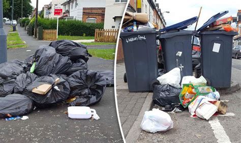 Bin Outrage As 2 000 Collections Missed In Birmingham With Rubbish Amassing On Streets Uk