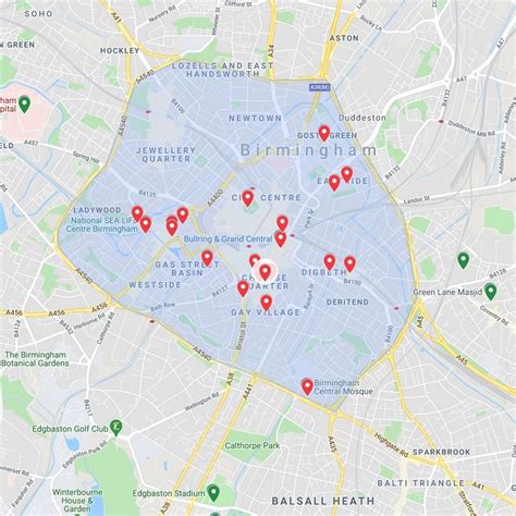 Birmingham Clean Air Zone Map All The Places You Can Go Without Paying Charge Birmingham Live