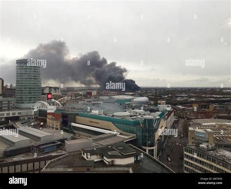 Birmingham Recycling Centre Fire Stock Photo Alamy