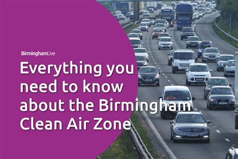 Birmingham S Clean Air Zone Is Your Car Compliant All You Need To