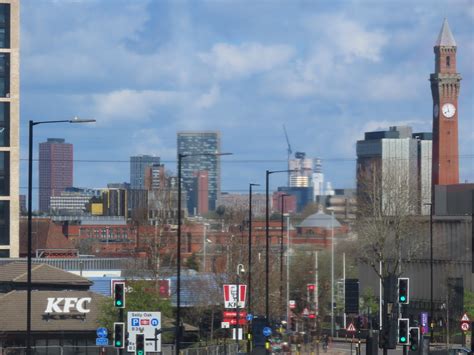 Birmingham Skyline From Bristol Road Selly Oak To Old Joe A Photo On