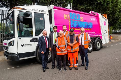 Birmingham Trials First Zero Emissions All Electric Bin Lorry Across