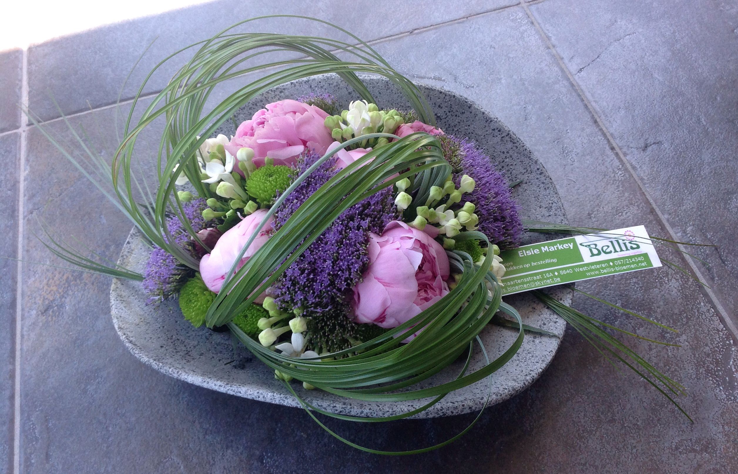 Bloemstuk Met Pioenrozen Creative Flower Arrangements Contemporary