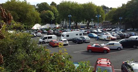 Bold Travellers Pitch Camp In Torquay Town Hall Car Park Devon Live