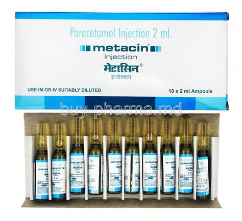 Buy Metacin Injection 150Mg 2Ml Best Price Online