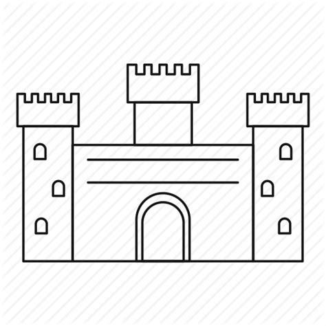 Castle Clipart Outline And Other Clipart Images On Cliparts Pub