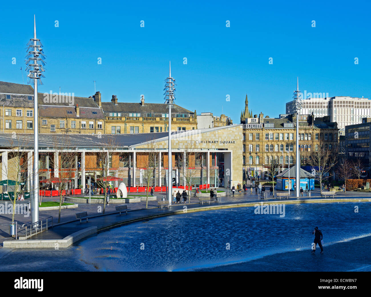 Centenary Square Bradford West Yorkshire England Uk Stock Photo Alamy