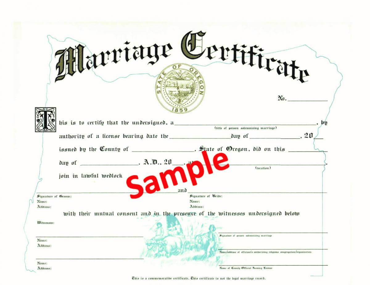 Certified Copy Of Marriage Registration