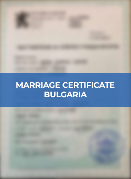 Certified Translation Of Bulgarian Marriage Certificate From Bulgarian