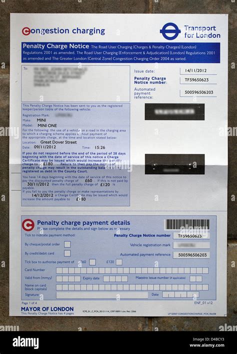 Congestion Penalty Charge Pay