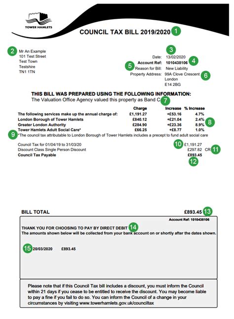 Council Tax Bill Copy