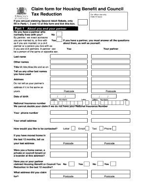 Council Tax Reduction Fill Online Printable Fillable Blank Pdffiller