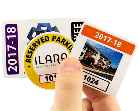 Custom Parking Permits Photo Gallery Of Designs