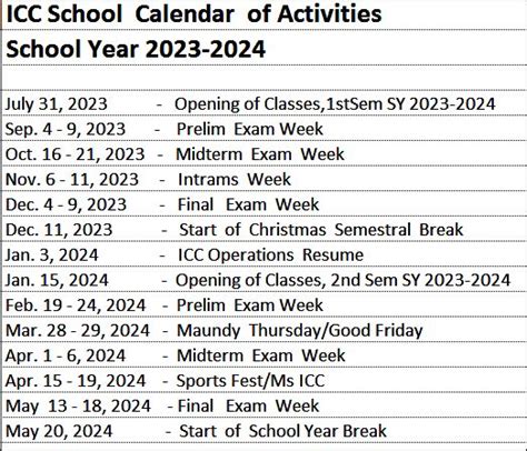 Date On The Opening Of School Year 2023 2024 Youtube