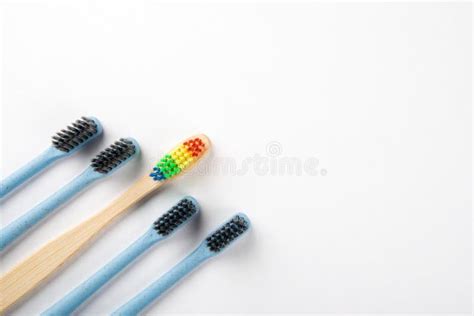 Difference Belief Faith And Sexual Minorities Concept Toothbrushes On A White Background