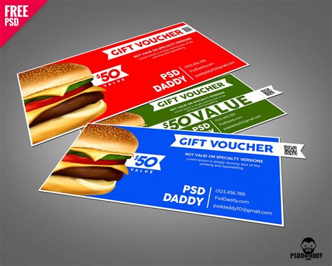 Download Food Discount Voucher Free Psd Psddaddy Com Food