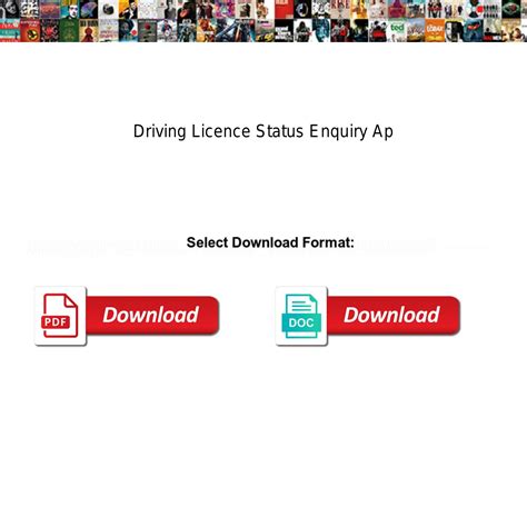 Driving Licence Status Enquiry Ap Pdf Docdroid