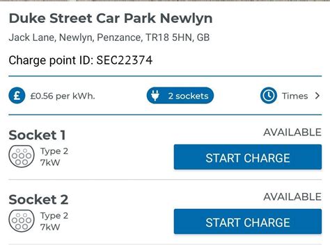 Duke Street Car Park Newlyn England Ev Station