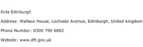 Dvla Edinburgh Address Contact Number Of Dvla Edinburgh