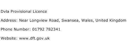 Dvla Provisional Licence Address Contact Number Of Dvla Provisional