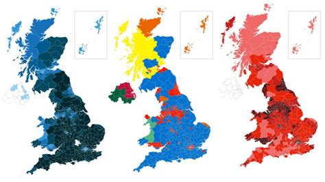 Election 2017 The Result In Maps Bbc News