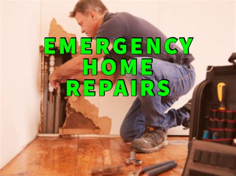 Emergency Home Repairs Expert Help Is 1 Phone Call Away