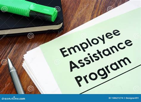 Employee Assistance Program Eap Benefit Program Stock Photo Image