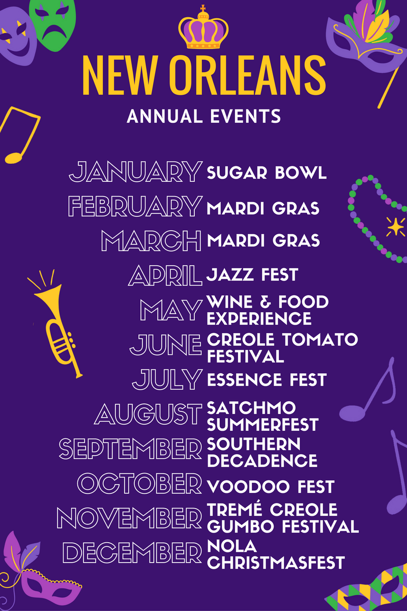 Event Festival Calendar New Orleans New Orleans Company