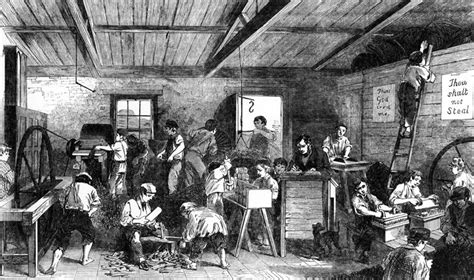 Factory Workers Of The 1800S M 1039 Victorian Life Primary History