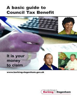 Fillable Online A Basic Guide To Council Tax Benefit Barking And