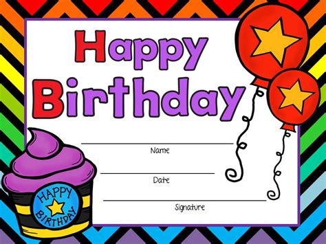 Free Birthday Certificate Templates Birthday Certificate Word Template Your Ultimate Guide To