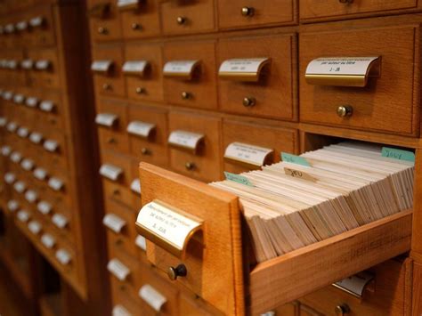 From Card Catalog To The Book On The Shelf Library Card Catalog