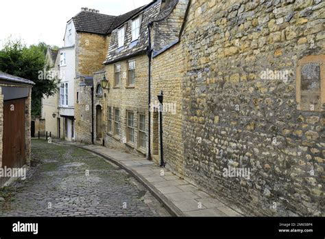 Georgian Architecture Along Kings Mill Lane Market Town Of Stamford Lincolnshire England Uk