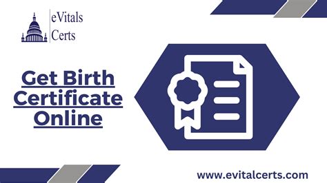 Get Birth Certificate Online By E Vital Certs Issuu