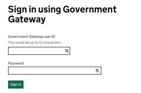 Government Gateway Credentials Shape Payroll