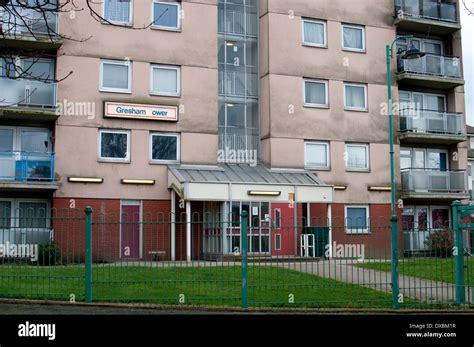 Gresham Tower Flats Highgate Birmingham England Uk Stock Photo