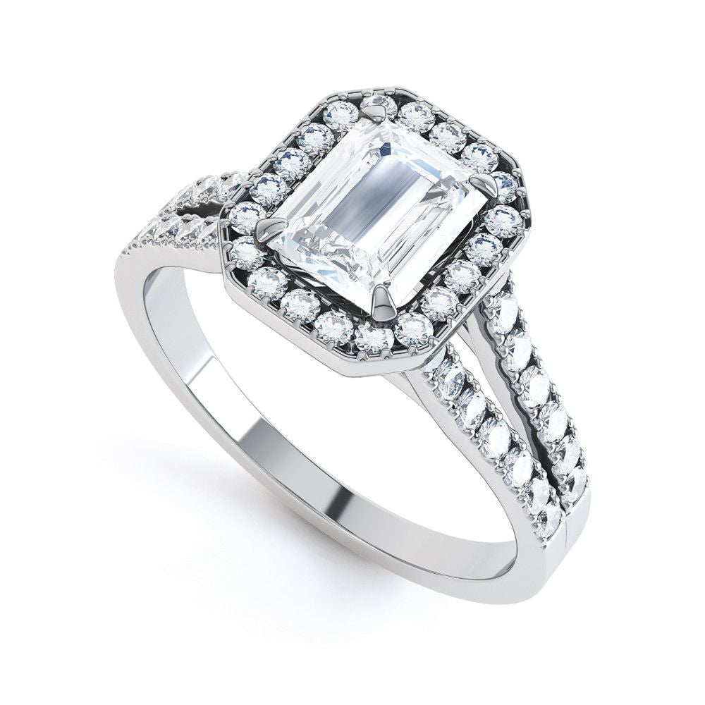 Halo Engagement Rings Shop Online Or Visit Design Centre Jewellery Quarter Birmingham