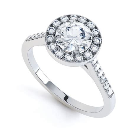 Halo Engagement Rings Shop Online Or Visit Design Centre Jewellery